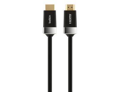BELKIN Cable ,HDMI,4K, Highspeed w/Ethernet,1.4,ABSW/CHRME,2M
